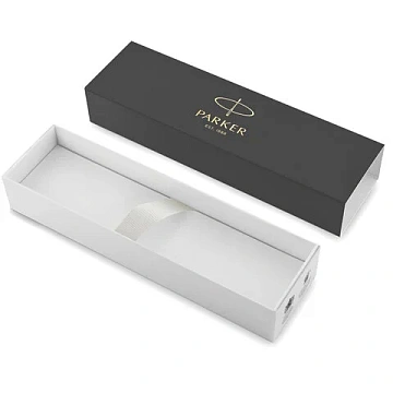 Ручка перьевая PARKER 'Jotter Stainless Steel GT', корпус серебристый, позолота, синяя, 2030948