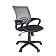 Кресло ТП 304 сетка/ткань,серый/черный,пластик