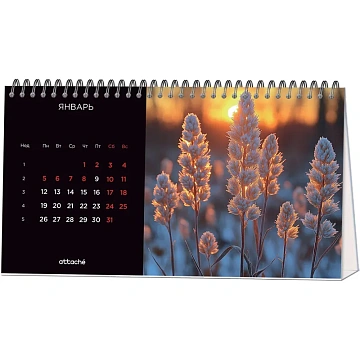 Календарь-домик настольный 2026 Atache, Застывший момент, 240х130