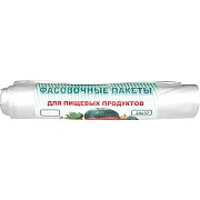 Пакет фасовочный ПНД 24х37см, 8мкм 100шт./уп.д/быт. целей, прозрачн. Эконом