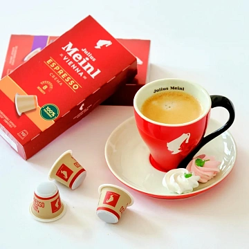 Кофе в капсулах JULIUS MEINL 'Espresso Crema' для кофемашин Nespresso, 10 порций, ИТАЛИЯ, 94029