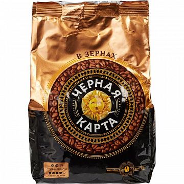 Кофе в зернах ЧЕРНАЯ КАРТА 1 кг