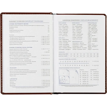 Ежедневник недатированный коричневый,А6,100x150, 320стр,Agenda