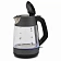 Чайник POLARIS PWK 1760CGL, 1,7 л, 1850-2150 Вт, закрытый нагревательный элемент, стекло, графитовый, 37418