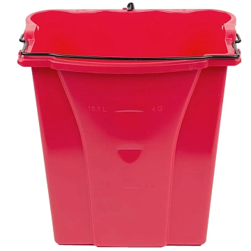 Ведро Rubbermaid WaveBrake для грязной воды, красное, FG9C7400RED