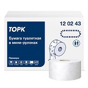 Туалетная бумага Tork Premium T2, 120243, в рулоне, 170м, 2 слоя, белая