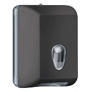 Диспенсер для туалетной бумаги листовой Nofer Black ABS пластик, 04030.N