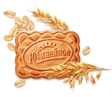 Печенье Юбилейное с овсяными хлопьями, 224г