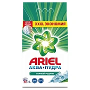 Стиральный порошок Ariel 6кг, горный родник, автомат