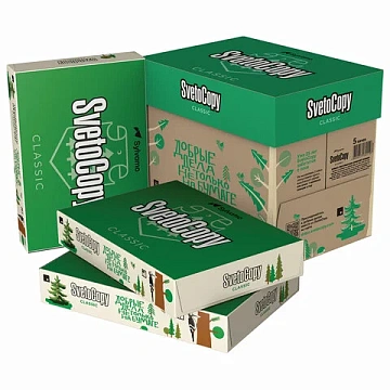 Бумага офисная А4, 80 г/м2, 500 л., марка С, SVETOCOPY CLASSIC, Россия, 146% (CIE)