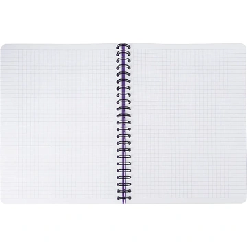 Бизнес-тетрадь А5,96л,кл,спир,пласт,тон.бл. Attache Bright colours Сиренев