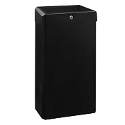 Мусорное ведро Merida Stella R KSC106.R, 27л, черное, металлическое, с конусным отверстием