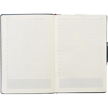 Ежедневник недатированный А5, Primavera синий, 136л. 3-536/01