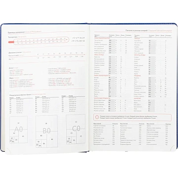 Ежедневник недатированный ATTACHE Gold А4, 160л, синий