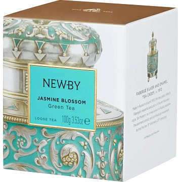 Чай зеленый Newby цветок жасмина, 100г