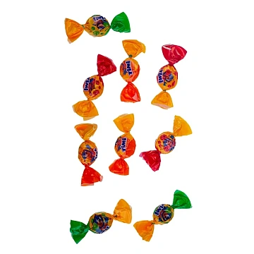 Конфеты желейные KONTI 'Timi' Mix со вкусами яблока, апельсина и малины, 1000 г, пакет, 15880