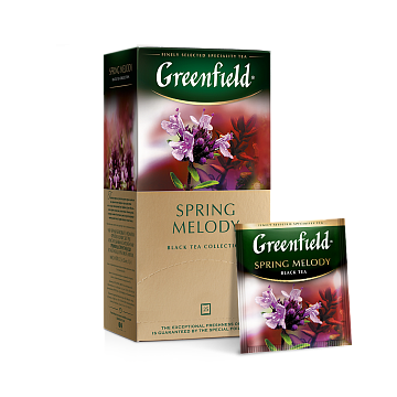 Чай Greenfield Spring Melody черный фольгир.25пак/уп 0525-10