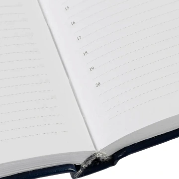 Ежедневник недатированный синий, А6,100x150, 320стр, Agenda