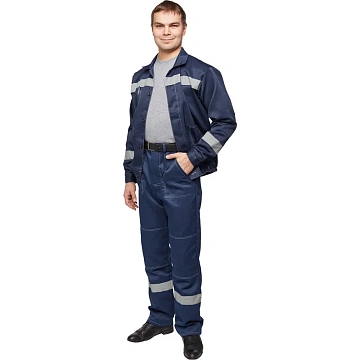 Костюм лет муж (куртка, бр) л22 т.син. 136-140/182-188