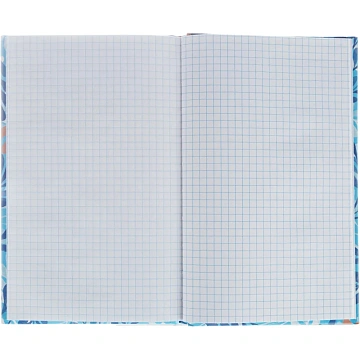 Бизнес-тетрадь А5,80л,7БЦ,клетка, Attache Economy Garden син