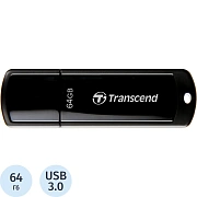 Флеш-диск 64 GB TRANSCEND Jetflash 700 USB 3.0, черный, TS64GJF700