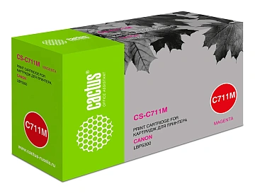 Картридж лазерный Cactus CS-C711M пурпурный