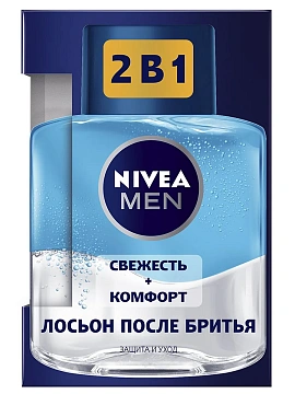Лосьон после бритья Nivea 2в1 Свежесть-комфорт, 100мл