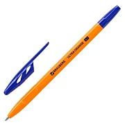 Ручка шариковая BRAUBERG 'ULTRA ORANGE', СИНЯЯ, узел 0,7 мм, чернила ГЕРМАНИЯ, наконечник ШВЕЙЦАРИЯ, 143562