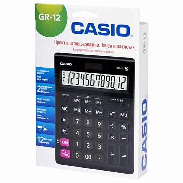 GR-12-W-EH Калькулятор настольный 12разр. CASIO