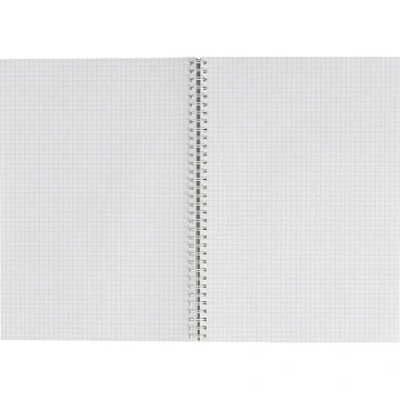 Тетрадь общая Attache Cristal,120л,клет,А4,спир,обл.мел.карт