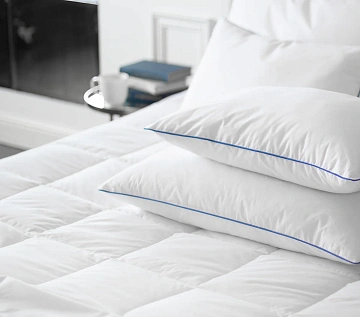 Подушка Dargez Рио микроволокно лебяжий пух, 50 х 70см