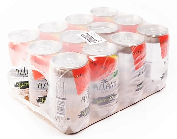 Напиток Aziano Арбуз газированный, 350мл x 12 шт
