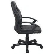 Кресло компьютерное BRABIX 'Spark GM-201', экокожа, черное/серое, 532504