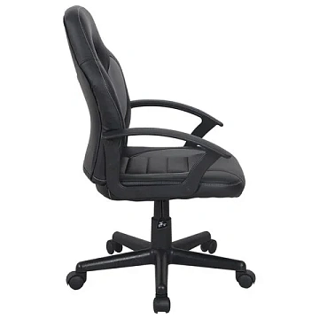 Кресло компьютерное BRABIX 'Spark GM-201', экокожа, черное/серое, 532504