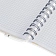 Бизнес-тетрадь 120л,клетка,А4 Flora 1,пласт.обл,серебр.спир,3раздел,линейка