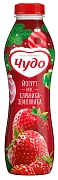 Йогурт питьевой Чудо Клубника-земляника 1.9%, 680г