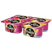 Йогурт Fruttis Суперэкстра малина-ананас-дыня, 8%, 115г