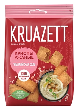 Крипсы Kruazett ржаные гималайская соль, 70г
