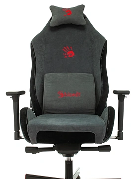 Кресло игровое A4Tech Bloody GC-420 серый крестов. металл