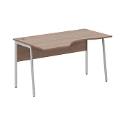 Стол прямой СА-2P(L) Ясень Шимо/Алюминий 1400х900х755 IMAGO PLUS
