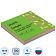 Стикеры ATTACHE Bright colours 76х76 Весен.радуга 100л