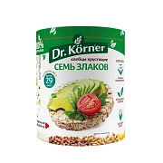 Хлебцы DR.KORNER 'Сырные' злаковый коктейль, хрустящие, 100 г, пакет, 601090026