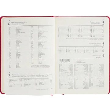 Ежедневник недатированный А5+ CLASSIC иск.кожа КРАСНЫЙ 3-689/04