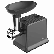 Мясорубка CENTEK CT-1624, 2000 Вт, производительность 2 кг/мин, 4 насадки, реверс, черный