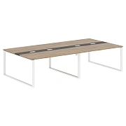Конференц стол EQCT 3116 Дуб Денвер светлый/Белый 3126х1606х750 EDIS