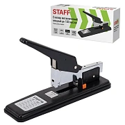 Степлер МОЩНЫЙ № 24/6-23/15 металлический STAFF 'HEAVY DUTY ECO', до 100 листов, черный, 272736
