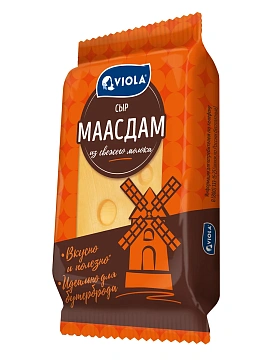 Сыр Маасдам Viola кусок 45%, 180г