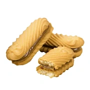 Печенье Наслада сэндвич с вареной сгущенкой, 1.3кг