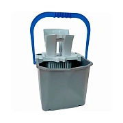 Ведро с отжимом Росмоп Лайт 25л, синяя ручка, PRO-25L