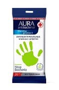 Салфетки влажные Aura Derma антибактериальные ромашка, 20шт